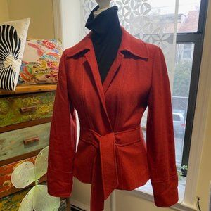 J.Crew Red Wool Blazer/Jacket